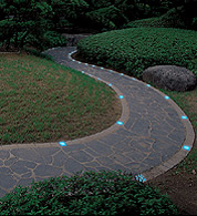 Lightology Lofoten LED Pavers: installation shot