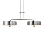 Billiardo 2-Light Metal Shade Pendant
