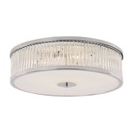 Crystal Sun Round Flush Mount Ceiling