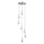 Beaded Drop 7-Light Pendant