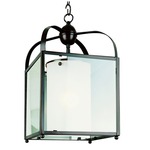 Glass Box Wide Pendant