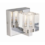 Crystal Cube Vanity Light