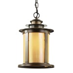 Bronzed Honey Hanging Lantern
