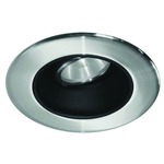 LEDR200 4 IN 12W Wide Beam Recessed Adj Trim Black Reflector