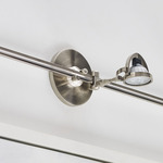 Wall Monorail 4 Inch Round Power Feed Canopy Single-Feed