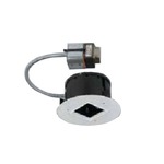 QCT905 4 Inch Square Trimless Remodel Housing