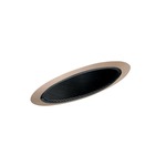 604 6 Inch Super Slope Black Baffle Trim