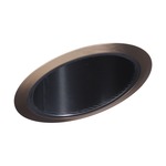 614 6 Inch Standard Slope Black Baffle Trim