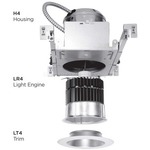 Led 4 In Housing