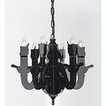 Night Watch Round Chandelier