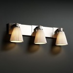 Modular Porcelina Pleats Bath Bar