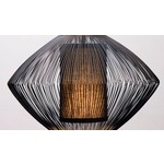 Holm Pendant W / Black Fabric Shade