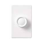 Rotary On/Off 600W Incandescent Single Pole Dimmer