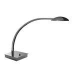 La Cirque Arched Arm LED Table Lamp W / Square Base