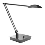 La Cirque Bendable Arm LED Table Lamp W / Square Base