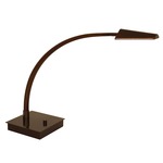 Ronin Arched Arm LED Table Lamp W / Square Base