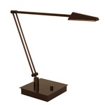 Ronin Bendable Arm LED Table Lamp W / Square Base
