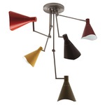 Nova 5 Ceiling Adjustable Spotlights