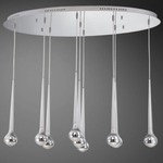 Micro 9 Light LED Multi Pendant Suspension