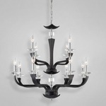 Pella 12 Light Chandelier