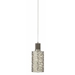 LED Perforated Steel Pendant