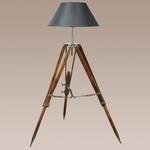 Campaign Tripod Lamp