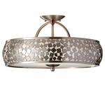 Zara Semi Flush Ceiling Light