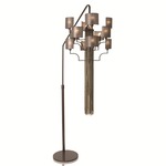 12 Light Hanging Floor Lamp