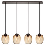 Bubble 4 Light Island Pendant
