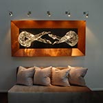 Monorail Wall Rebel Head on Canopy by Edge Lighting