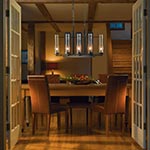 New Town 8 Light Chandelier by Hubbardton Forge