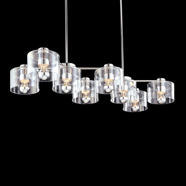 Transparence Rectangle Cluster Pendant Transparence Rectangle Cluster Pendant