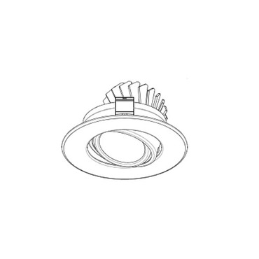 LEDG325 3.5 Inch 12W Wide Beam Double Gimbal Ring Trim LEDG325 3.5 Inch 12W Wide Beam Double Gimbal Ring Trim