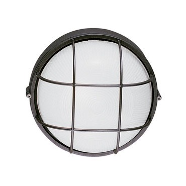 Large Round Aluminum Bulk Head W / Guard