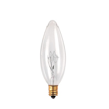 B8 Torpedo Candelabra Base 25W 130V