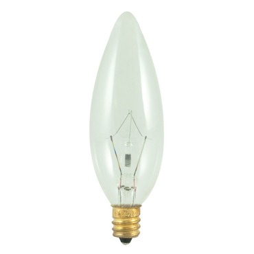 B10 Torpedo Candelabra Base 40W 120V B10 Torpedo Candelabra Base 40W 120V