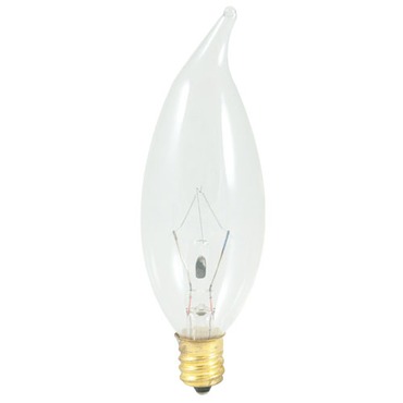 CA10 Flame Candelabra Base 40W 120V CA10 Flame Candelabra Base 40W 120V