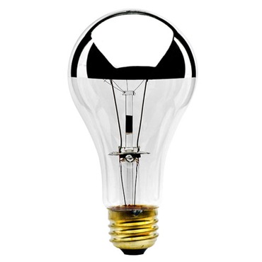 A21 Medium Base Half Chrome 100W 120V A21 Medium Base Half Chrome 100W 120V