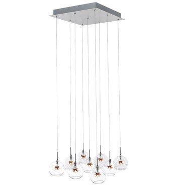Starburst 9 Light Suspension