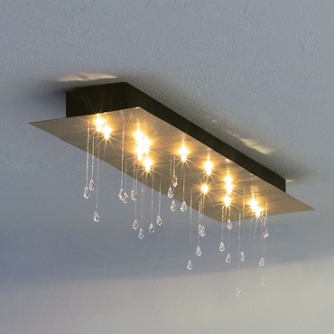 Crystal Rain Rectangular Ceiling Mount Crystal Rain Rectangular Ceiling Mount