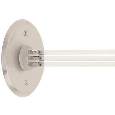 Monorail 2-Circuit 4 Inch Round End Feed Canopy Monorail 2-Circuit 4 Inch Round End Feed Canopy