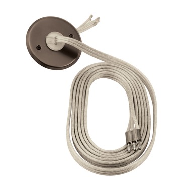 Monorail 2-Circuit Adjustable Male End Power Feed Canopy Monorail 2-Circuit Adjustable Male End Power Feed Canopy