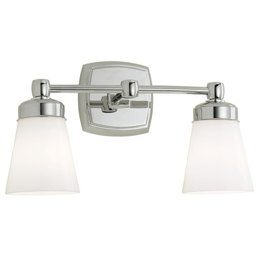 Soft Square Bath Bar 2-Light