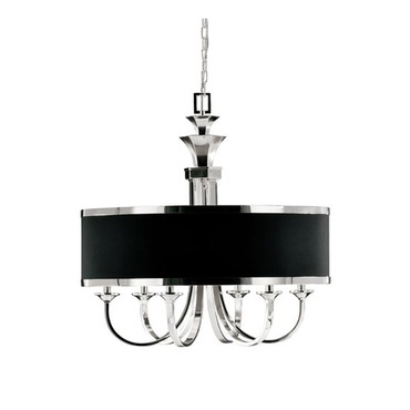 Tuxedo 6 Light Single Shade Chandelier