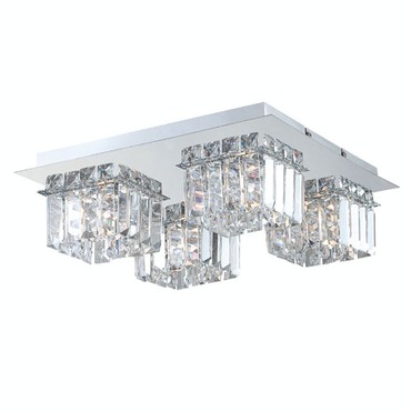 Crown 4 Light Ceiling Flush Mount