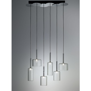 Spillray Six Light Linear Suspension Spillray Six Light Linear Suspension
