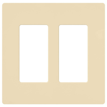 Claro 2 Gang Wall Plate