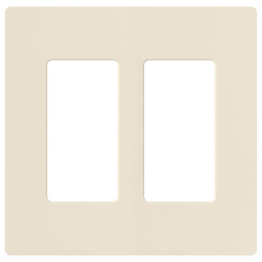 Claro 2 Gang Wall Plate