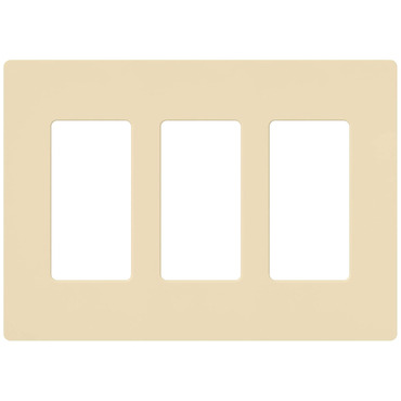 Claro 3 Gang Wall Plate Claro 3 Gang Wall Plate