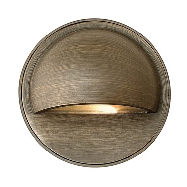 Hardy Island Hooded Face Exterior Recessed Deck / Step Light